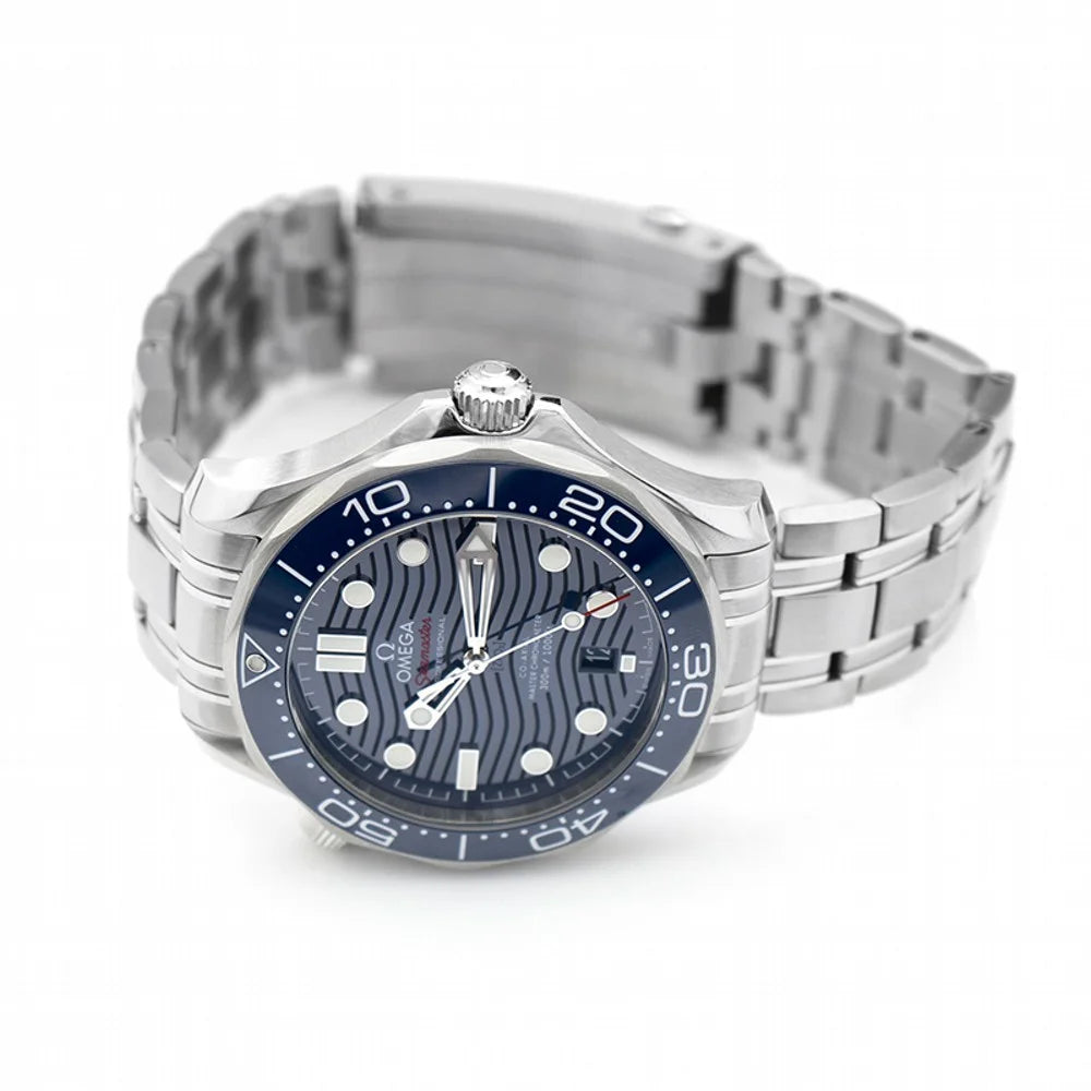 Omega Seamaster Diver 300M Men's Watch with Blue Dial - Master Copy