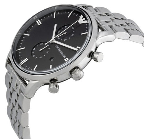 Emporio Armani Men's Chronograph Stainless Steel Watch AR0389 - Original