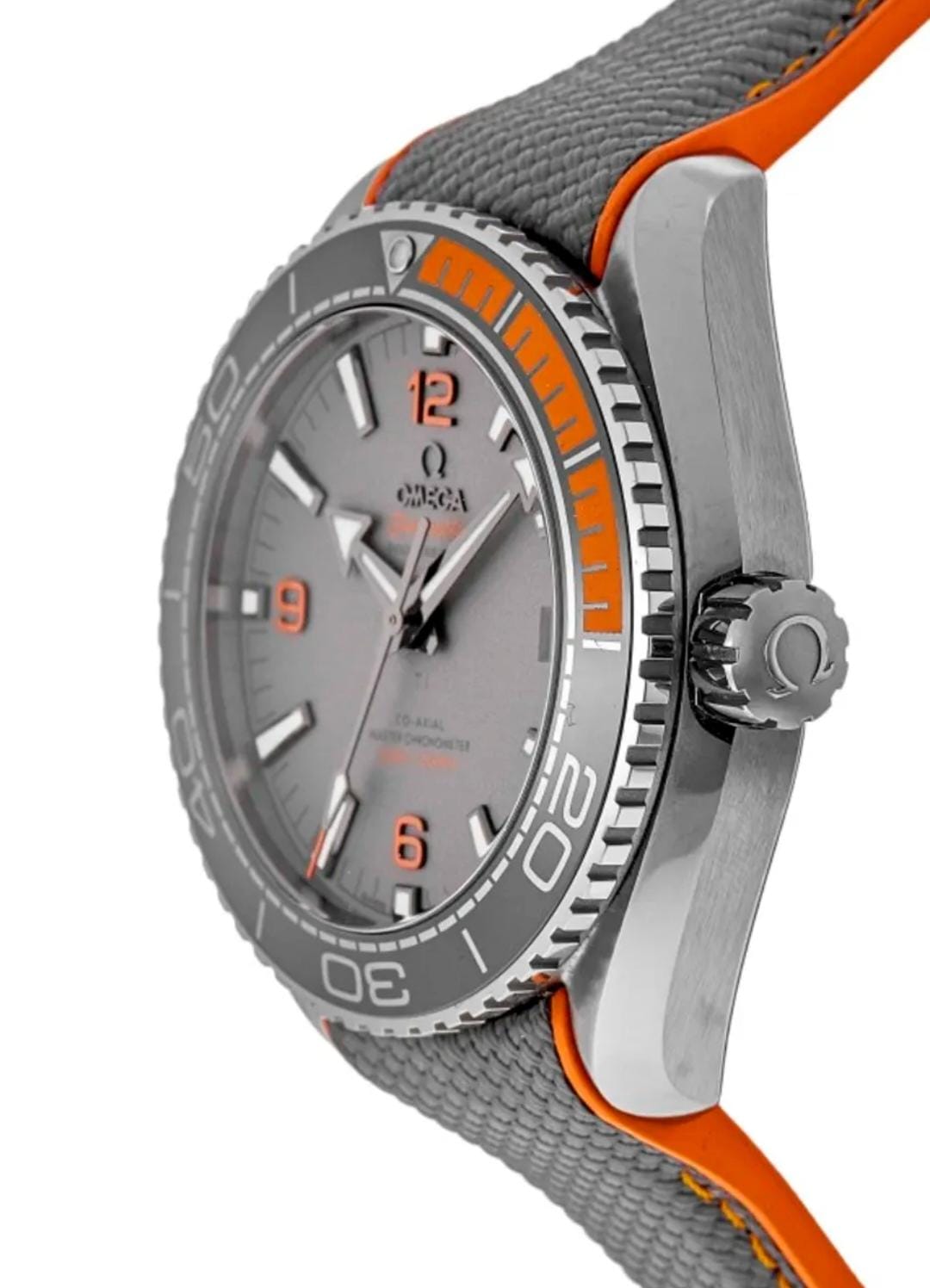 Omega Seamaster Planet Ocean 600M Grey Rubber Strap Men's Watch - Master Copy