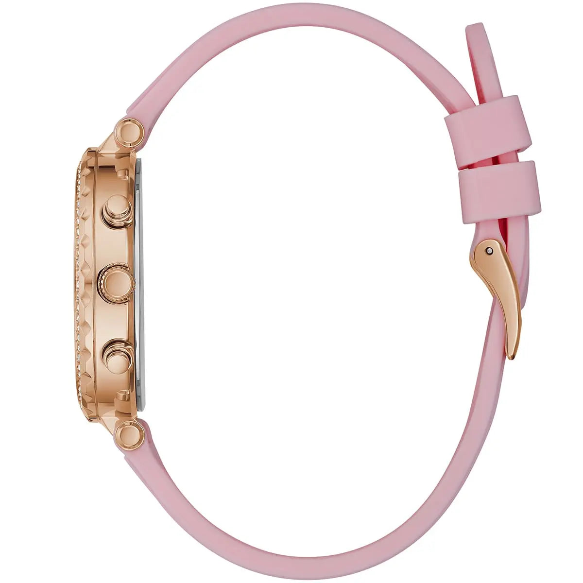 Solstice Rose Gold Silicone Women's Watch GW0113L4 - original