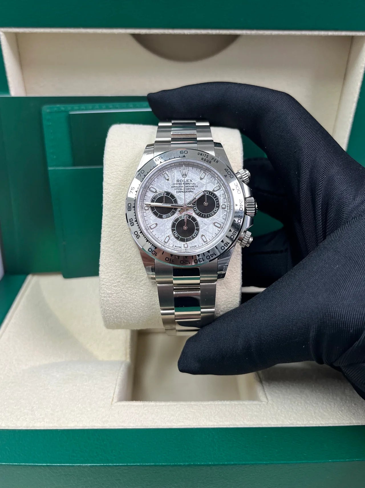 Rolex Daytona White Gold Meteorite Dial - Master Copy