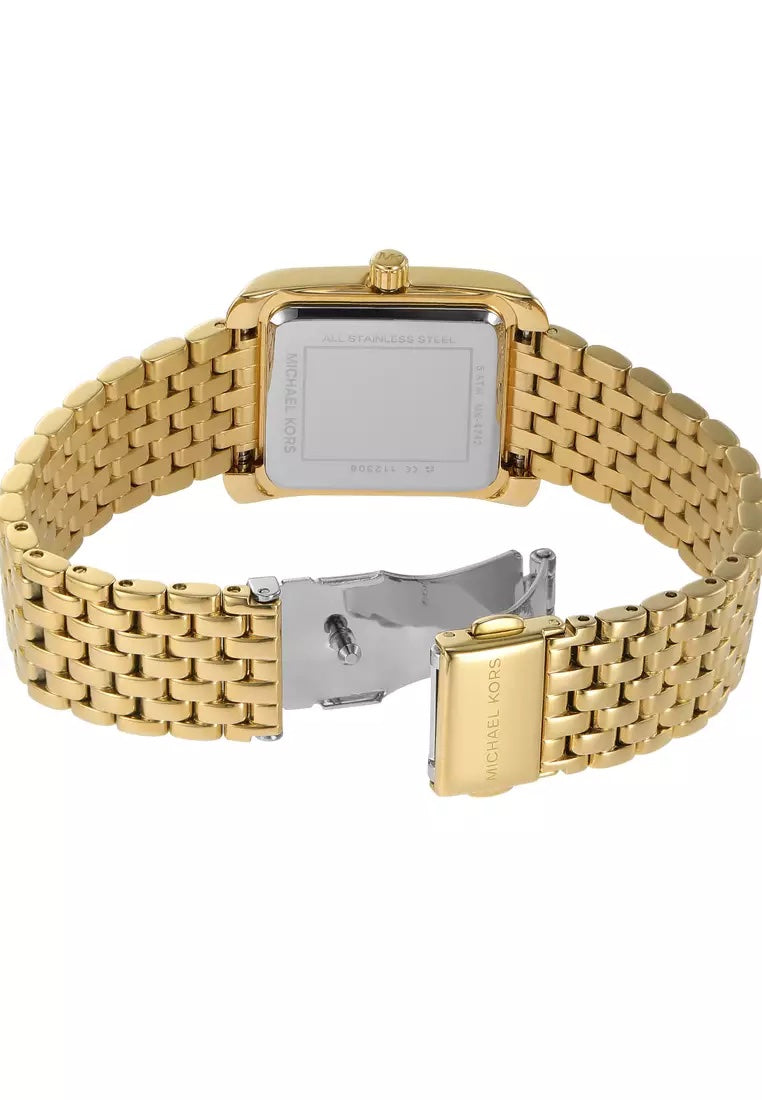 Michael Kors Emery Three-Hand Gold-Tone Stainless Steel Watch MK4742