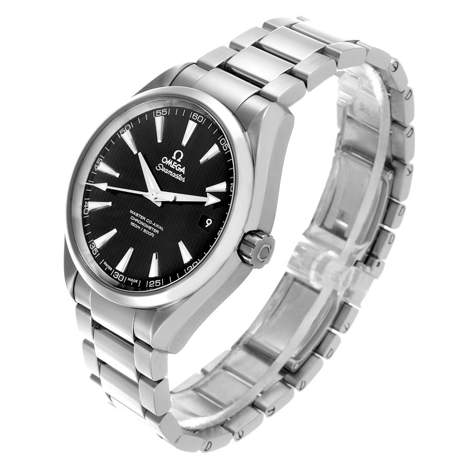 Omega Seamaster Aqua Terra Steel Mens Watch black dial - Master Copy