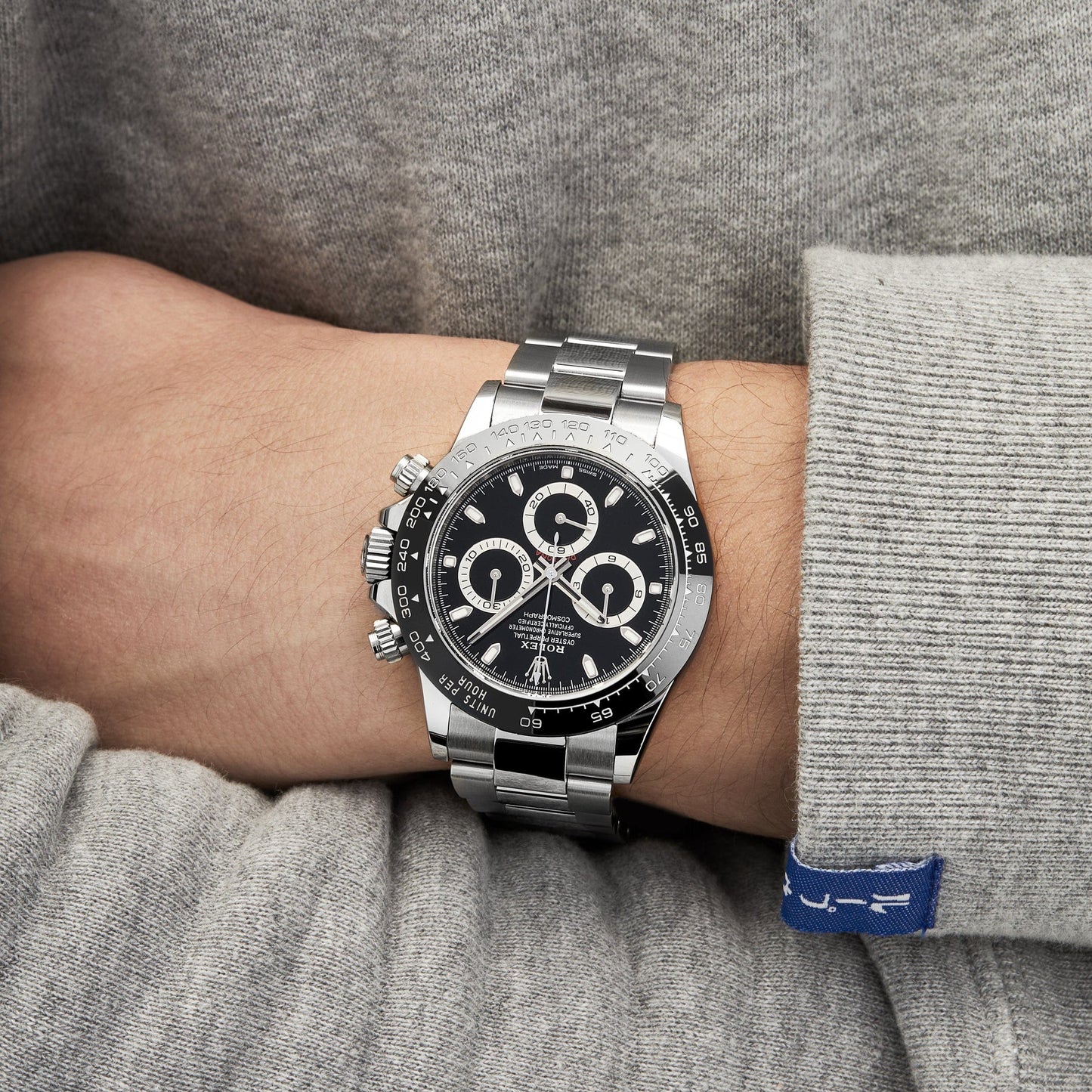Rolex Daytona Stainless Steel Black Dial (2023) - Master Copy