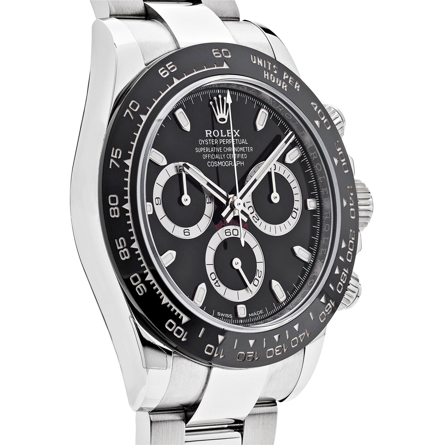 Rolex Daytona Stainless Steel Black Dial (2023) - Master Copy