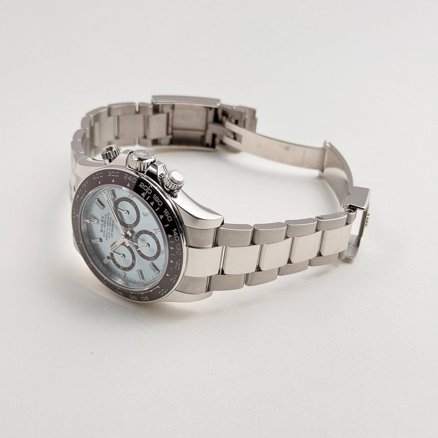 Rolex Daytona Ice Blue Baguette Dial (2024) - Master Copy