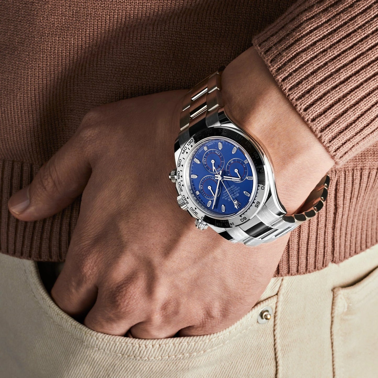 Rolex Daytona Stainless steel Blue Dial (2018) - Master Copy
