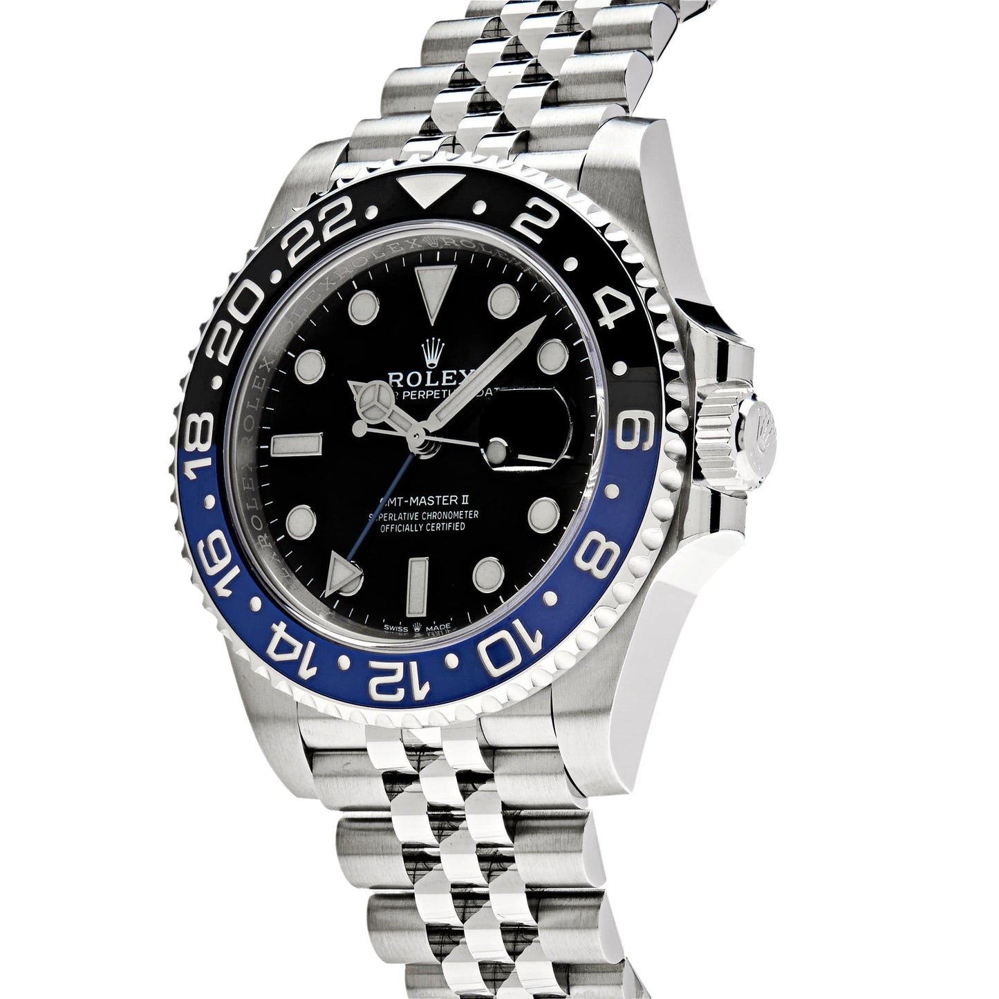 Rolex GMT-Master II 'Batgirl' Stainless Steel Jubilee - Master Copy