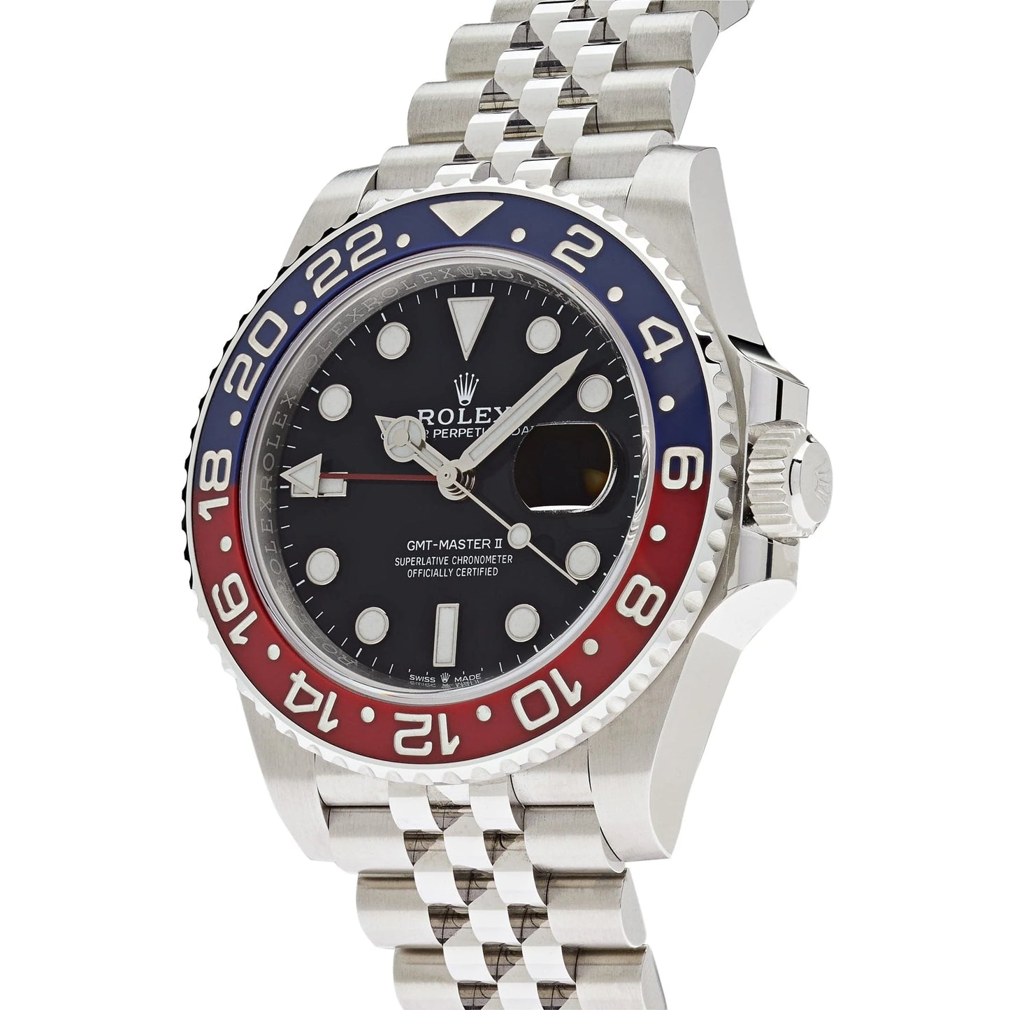 Rolex GMT-Master II 'Pepsi' Stainless Steel Black Dial Jubilee - Master Copy