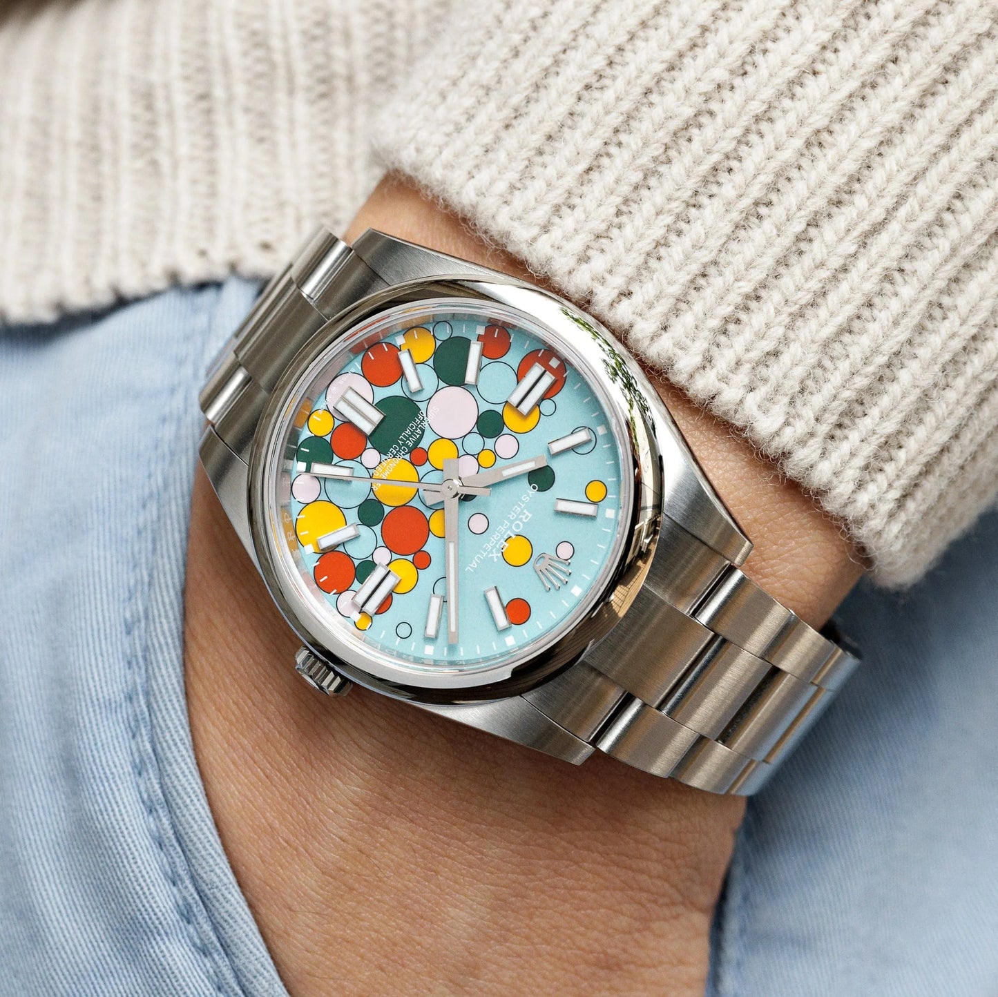 Rolex Oyster Perpetual Celebration Motif Dial (2024) - Master Copy