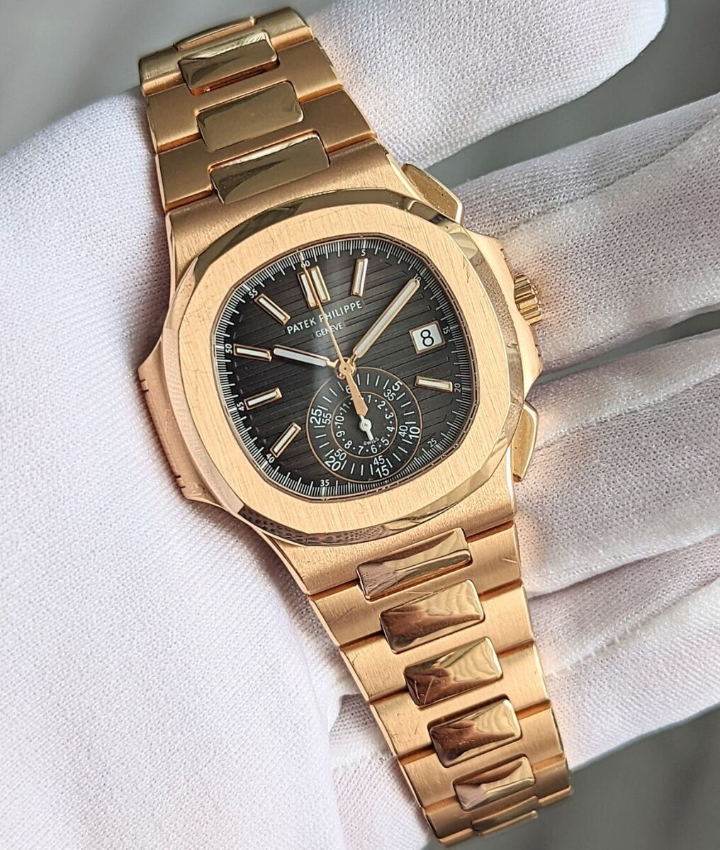 Rose Gold Patek Philippe Nautilus Chronograph - Master Copy