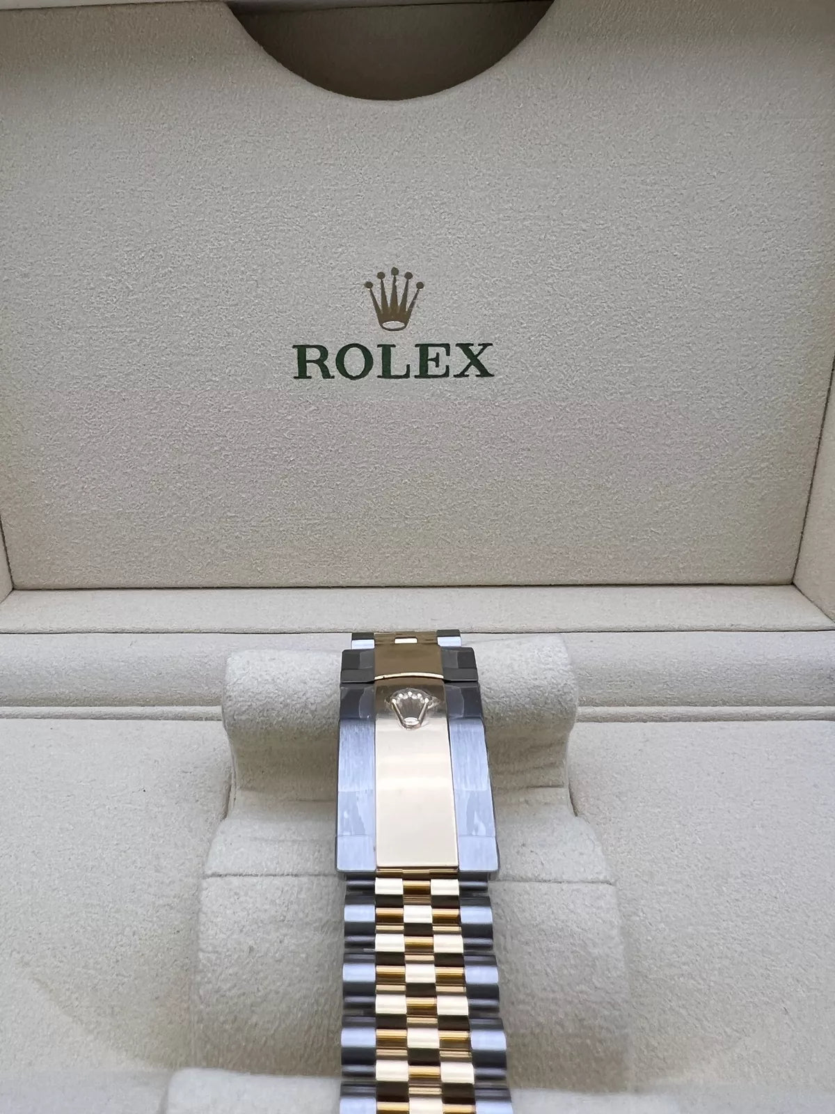 Rolex Datejust 41 Yellow Gold Two tone Black Dial - Master Copy