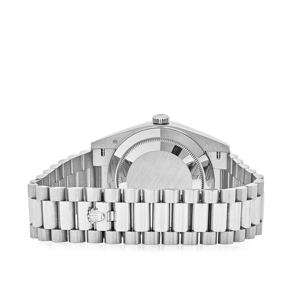 Rolex Day-Date President 40mm Ice Blue Quadrant Roman - Master Copy