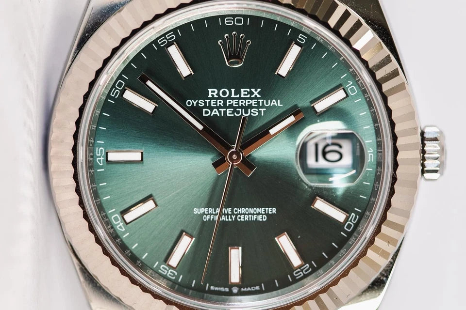 Rolex Datejust Mint Green Dial 2022 Jubilee - Master Copy