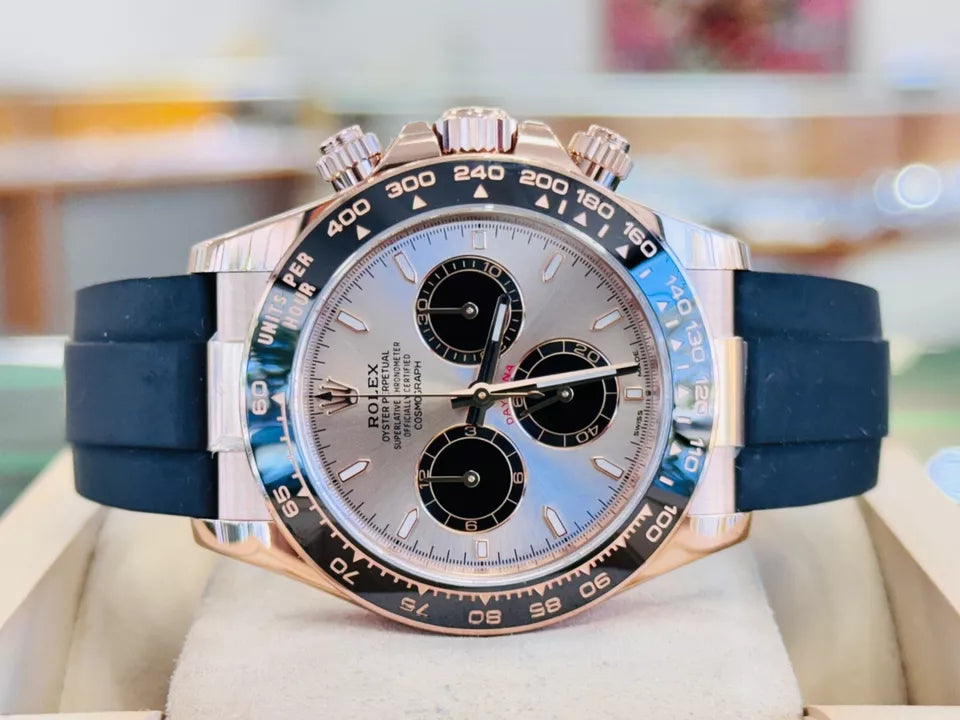 Rolex Daytona Rose Gold Oysterflex Sundust Dial - Master Copy