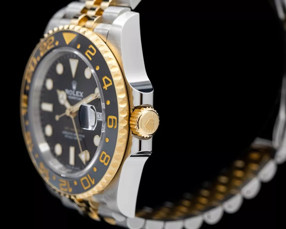 Rolex GMT Master Yellow Gold Jubilee Black Dial 2024 - Master Copy