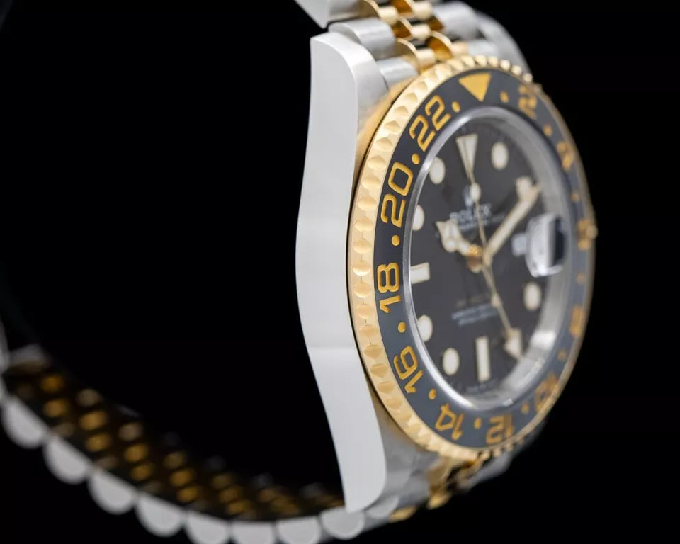 Rolex GMT Master Yellow Gold Jubilee Black Dial 2024 - Master Copy