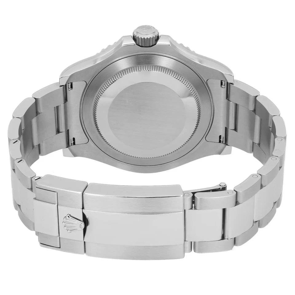 Rolex Yacht - Master Steel Platinum Rhodium Dial Automatic Watch - Master Copy