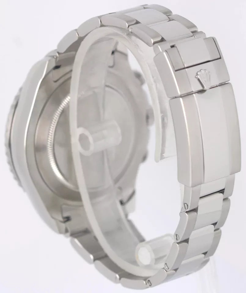 Rolex Yacht-Master II BLUE HANDS Stainless Steel White Watch - Master Copy