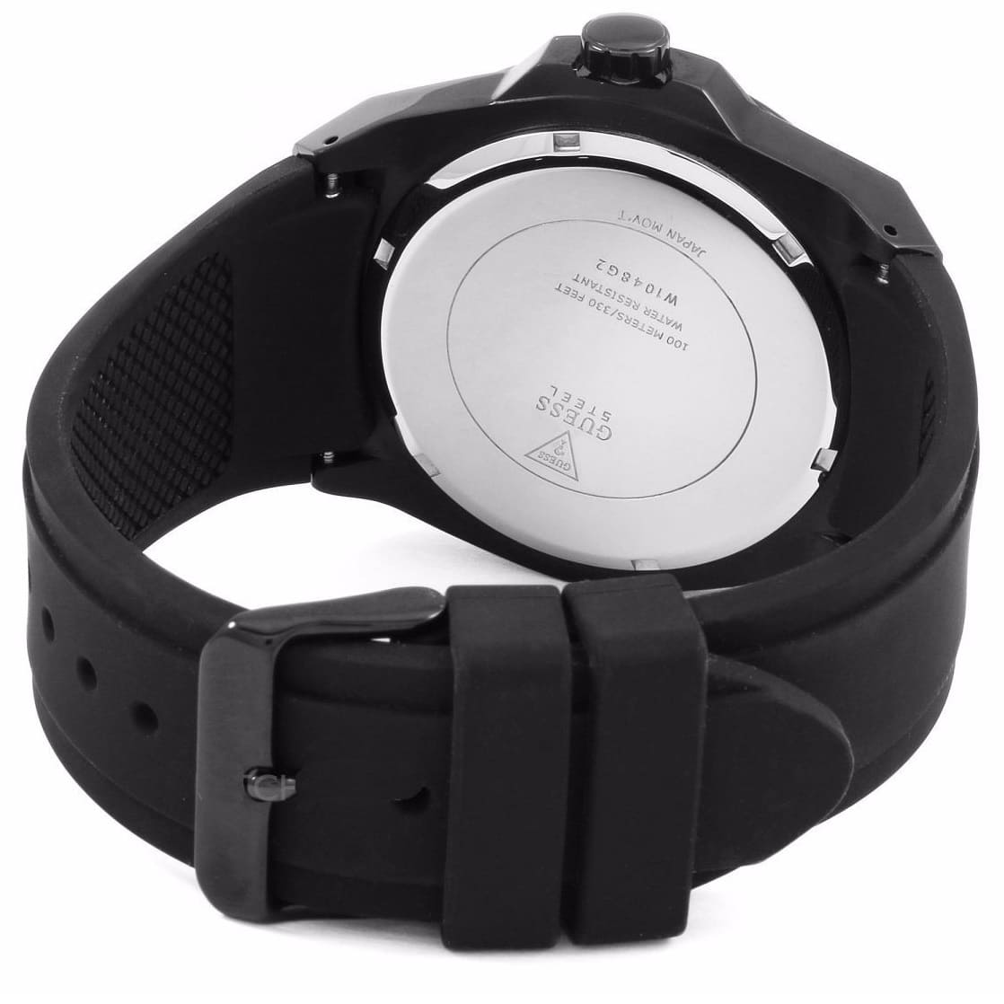 Men's Silicone Analog Watch W1048G2 - guess - Original