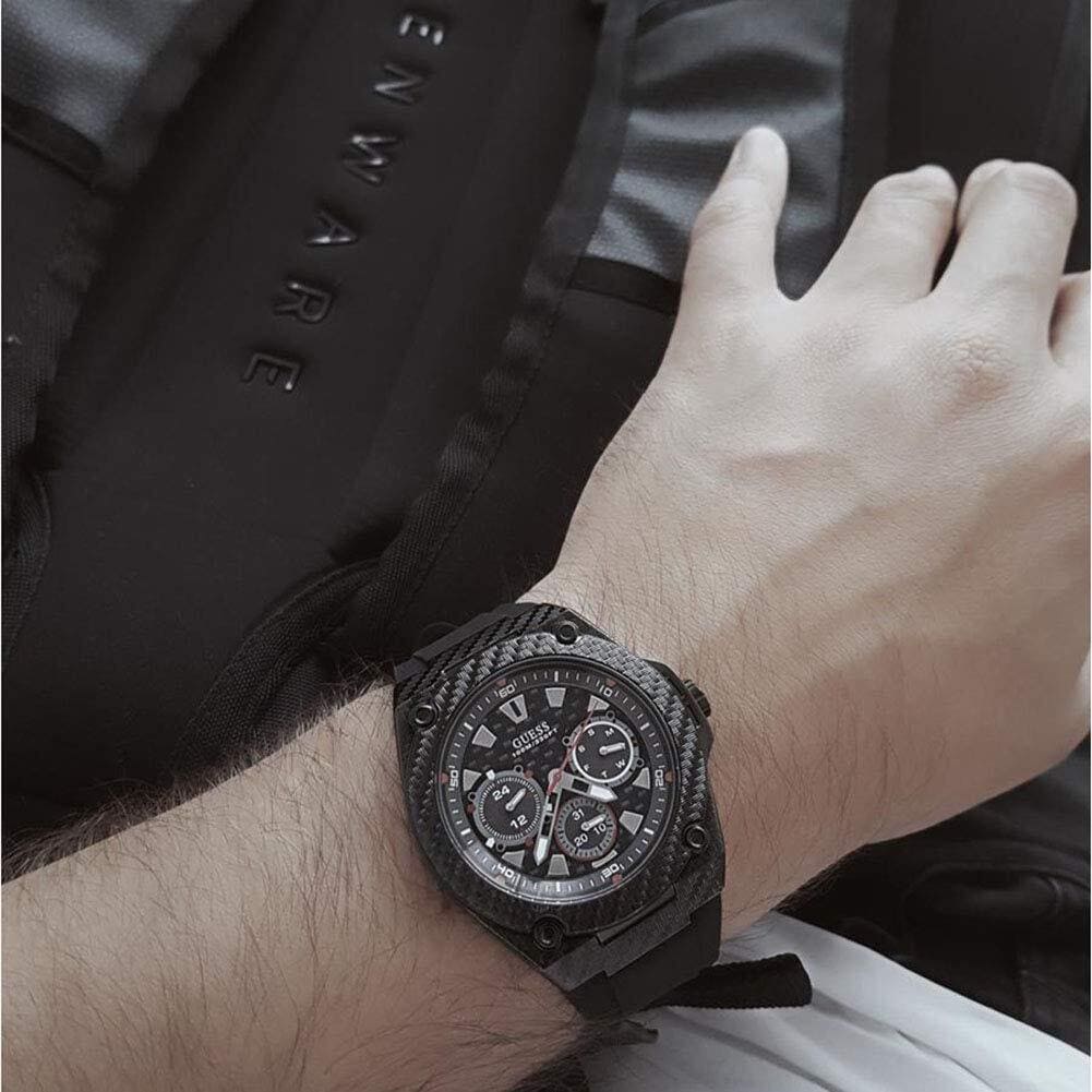 Men's Silicone Analog Watch W1048G2 - guess - Original