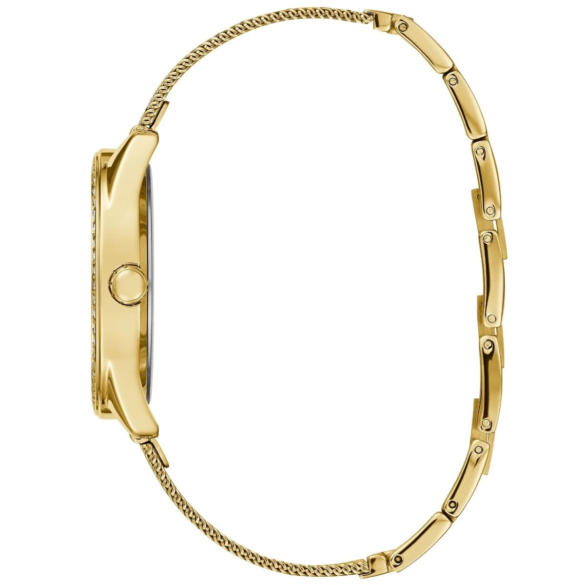 Guess Claudia Quartz Gold Dial Ladies Watch W1279L2 - Original