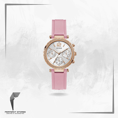 Solstice Rose Gold Silicone Women's Watch GW0113L4 - original