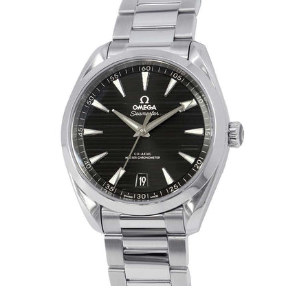 Omega Seamaster Aqua Terra Steel Mens Watch black dial - Master Copy