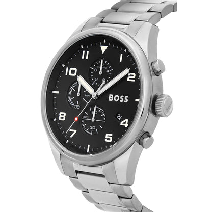 BOSS View Analog Black Dial Men's Watch-1514008 - Original