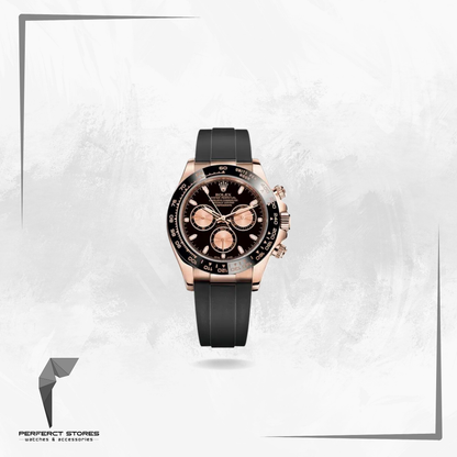 Rolex Daytona Rose Gold  Black Dial - Master Copy