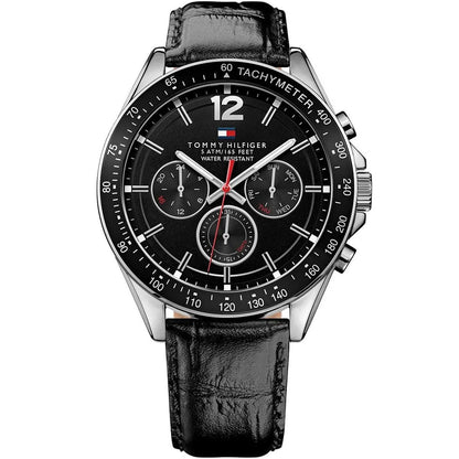 TOMMY HILFIGER Men's Leather Analog Watch 1791117