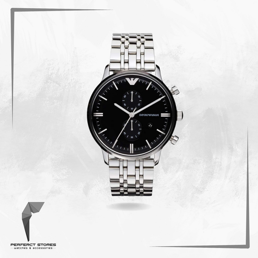 Emporio Armani Men's Chronograph Stainless Steel Watch AR0389 - Original