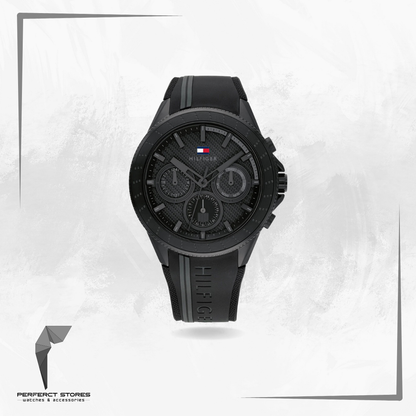 TOMMY HILFIGER Men's Aiden Black Dial Watch - 1791861 - original