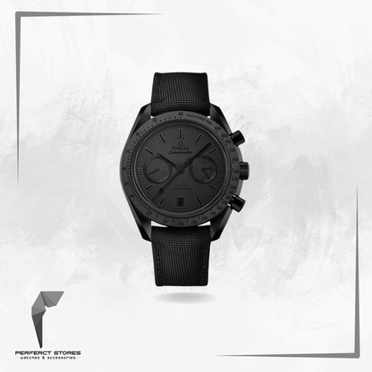 Omega Dark Side of the Moon Co-Axial Chronometer Chronograph Speedmaster in Black -  Master Copy