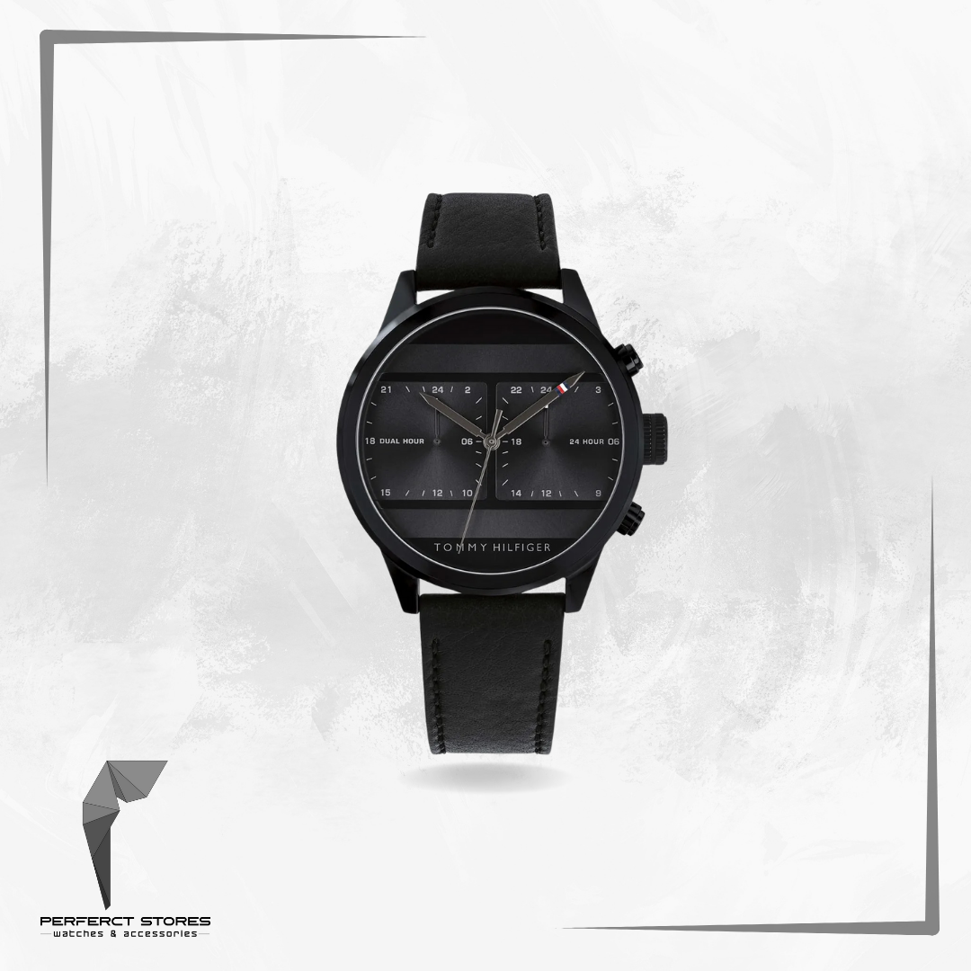 Men's Icon Leather Analog Wrist Watch 1791595 - Original