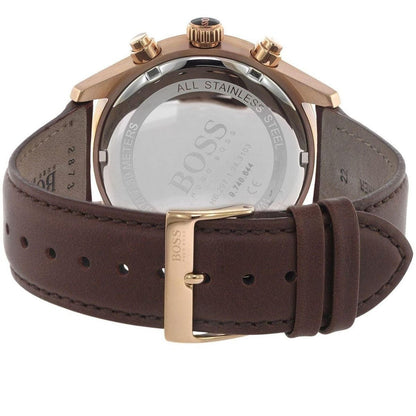 HUGO BOSS Men's Leather Analog Watch 1513605 - Original