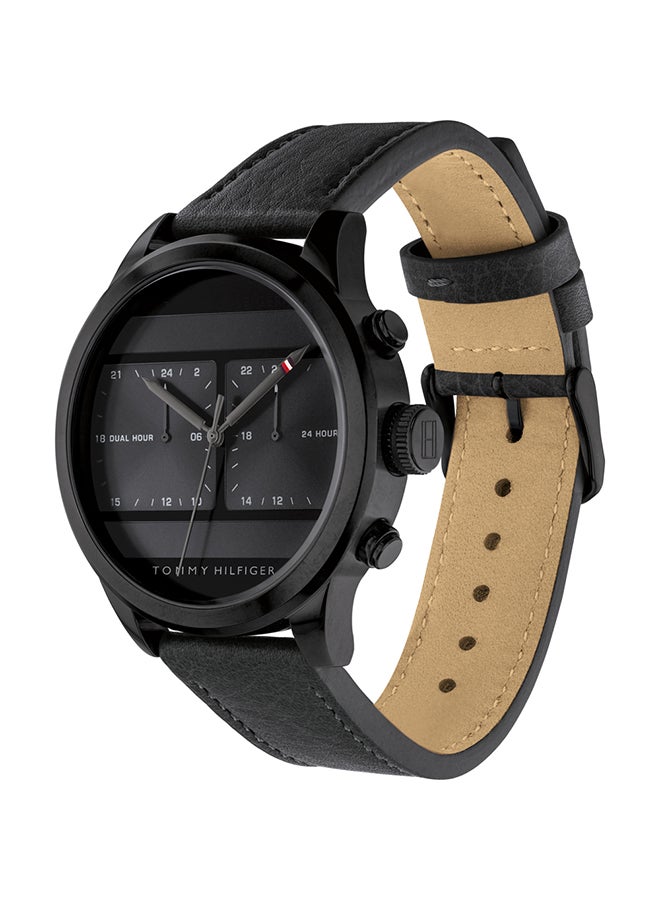 Men's Icon Leather Analog Wrist Watch 1791595 - Original