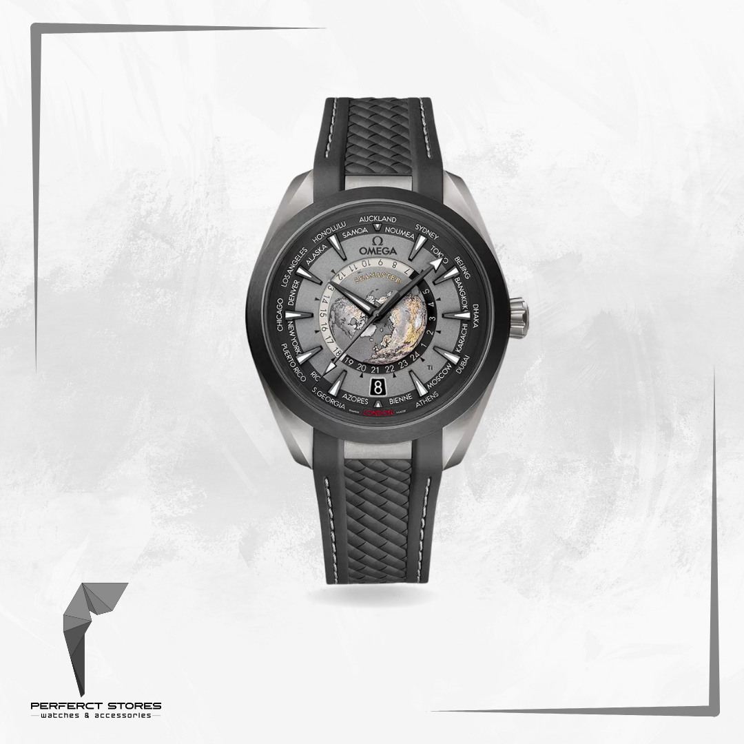 Omega Seamaster Aqua Terra Worldtimer Titanium Mens Watch - Master Copy