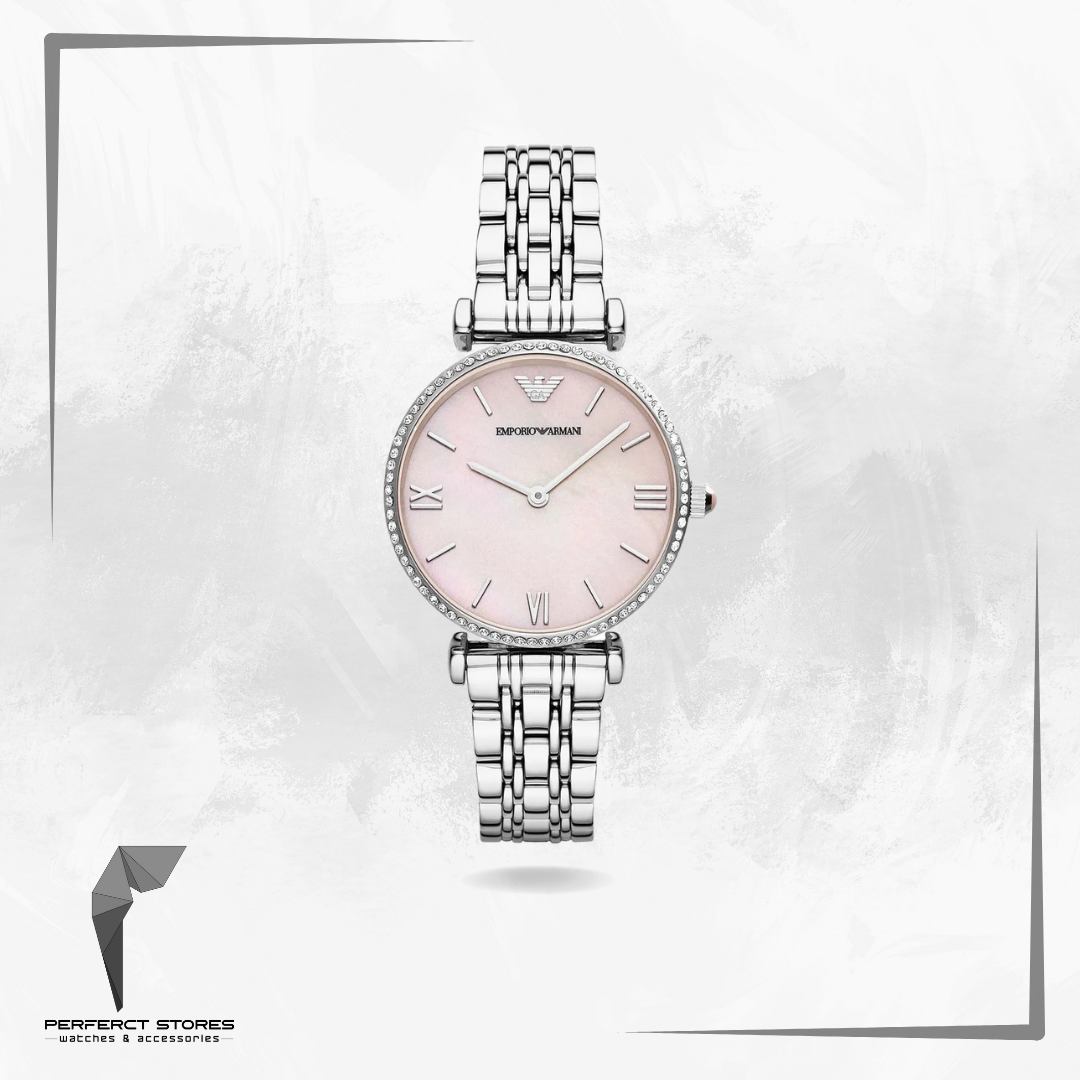 Emporio Armani Women's Two-Hand Stainless Steel Watch AR1779 - Original