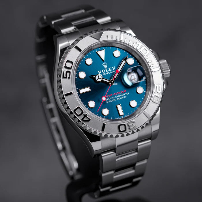 Rolex Yacht-Master  with a blue dial