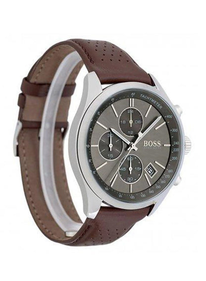 Men's Leather Chronograph Wrist Watch 1513476 - Original