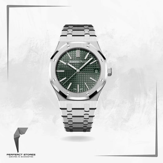 Perfect Quality Royal Oak Inspired by Audemars Piguet – Dark Olive Luxury Edition