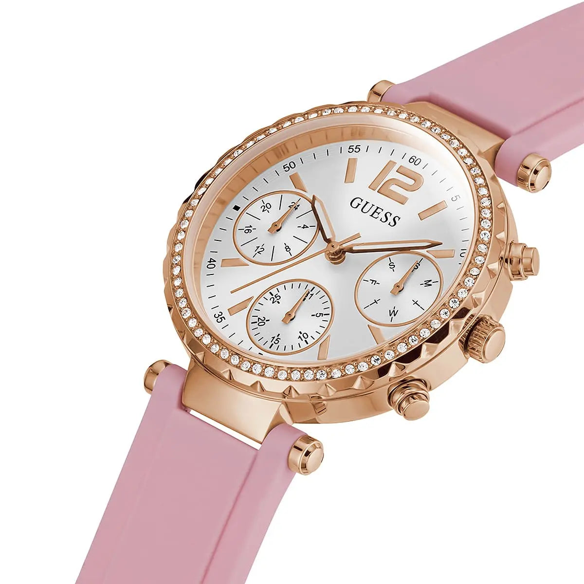 Solstice Rose Gold Silicone Women's Watch GW0113L4 - original