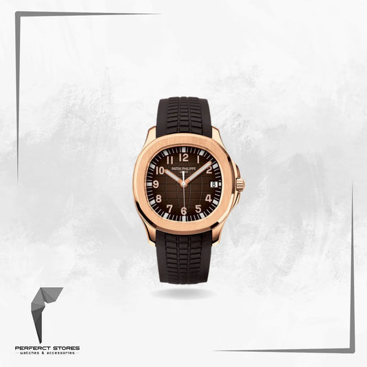 Perfect Quality Aquanaut Inspired by Patek Philippe – Brown with Gold Frame Luxury Edition