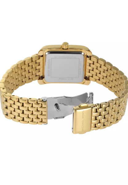 Michael Kors Emery Three-Hand Gold-Tone Stainless Steel Watch MK4742