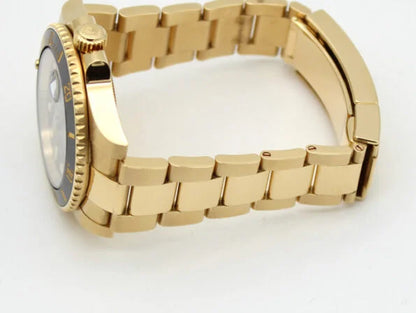 Rolex Submariner yellow gold with a black dial