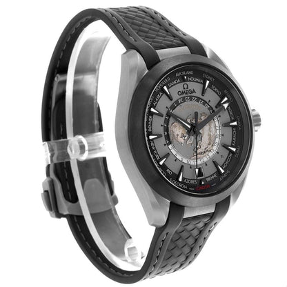 Omega Seamaster Aqua Terra Worldtimer Titanium Mens Watch - Master Copy
