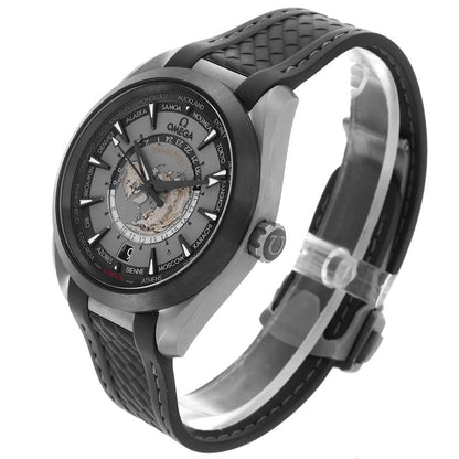 Omega Seamaster Aqua Terra Worldtimer Titanium Mens Watch - Master Copy