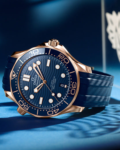 Omega Seamaster Diver 300M Blue Pink - Master Copy
