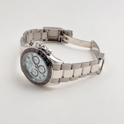 Rolex Daytona Ice Blue Baguette Dial (2024) - Master Copy